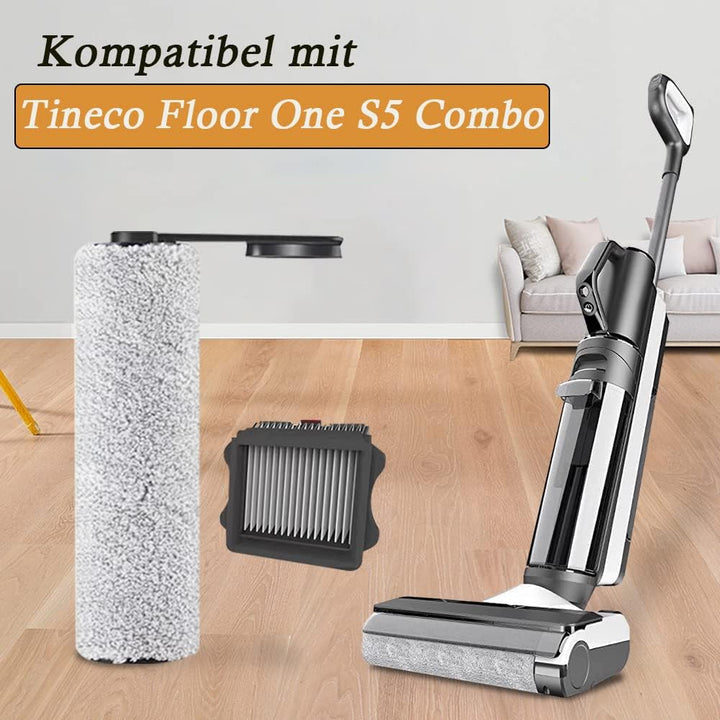Asdazrxy Zubehörset für Tineco Floor One S5 Combo Akku-Nass-und Trockensauger, Ersatzteile Enthält 2