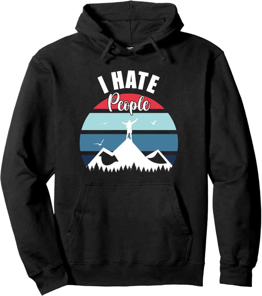 I hate People Tshirt Ich hasse Menschen Pullover Hoodie