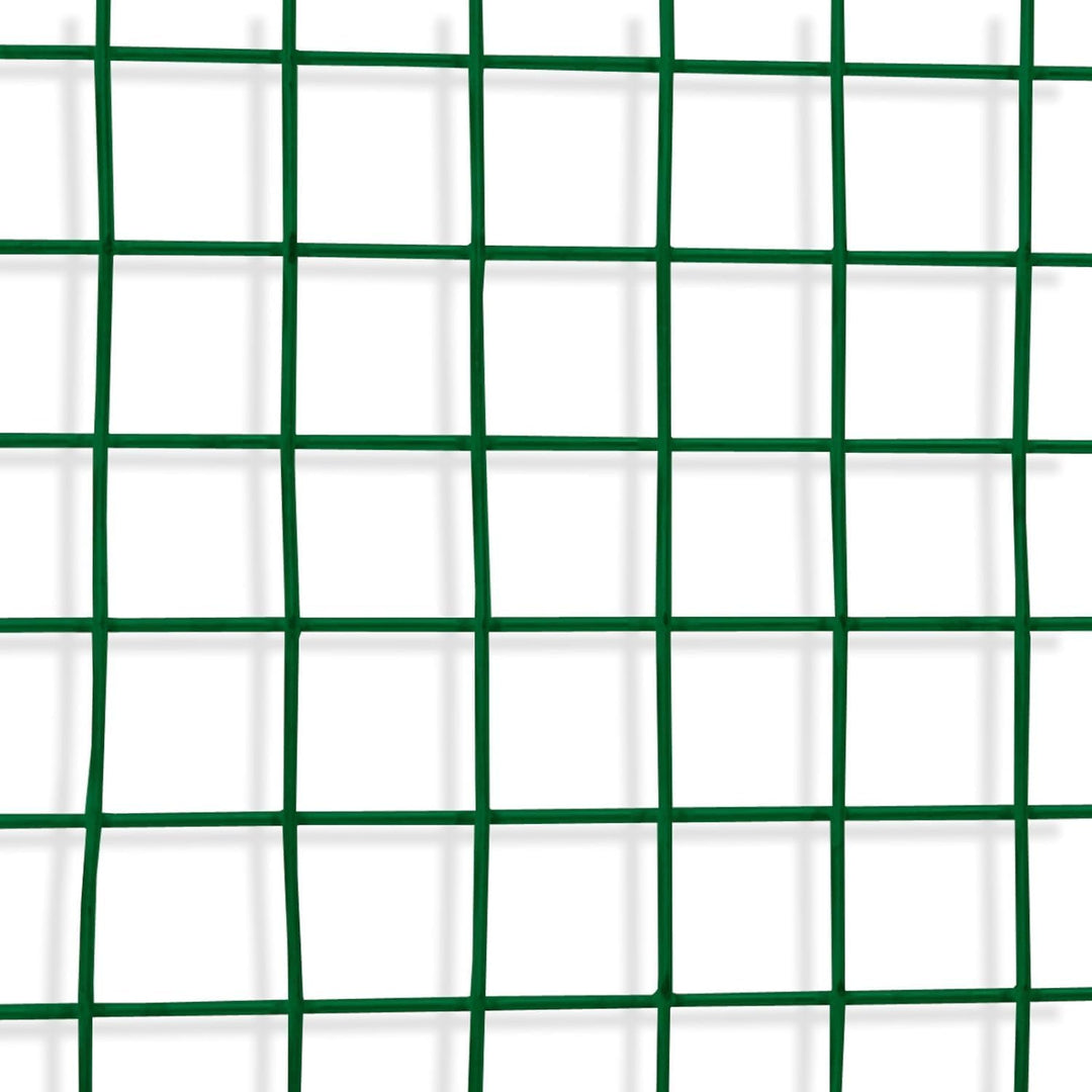 casa pura® Drahtgitter grün | 4-Eck-Geflecht Volierendraht, mit PVC-Beschichtung | Länge und Höhe wä