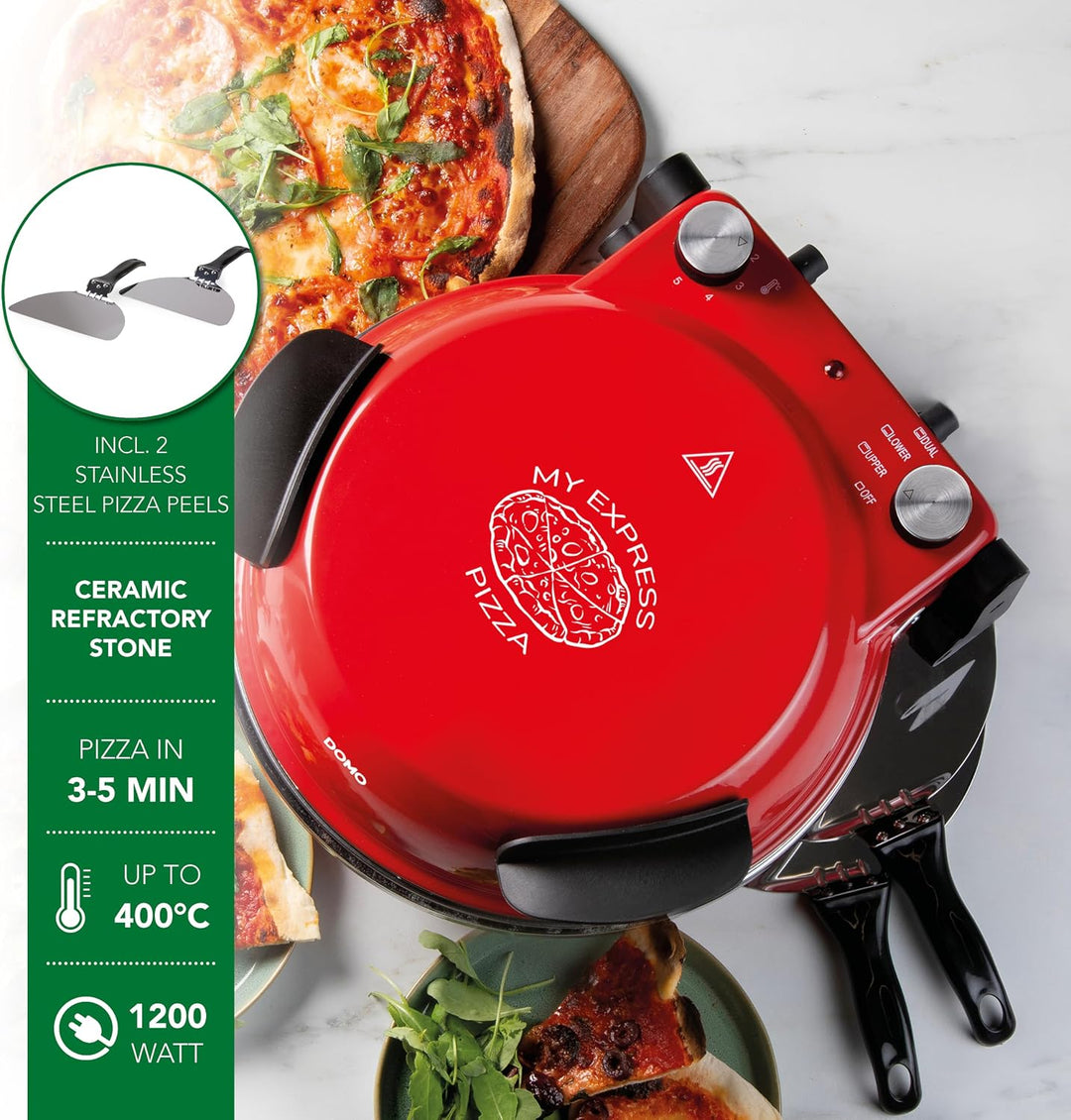 DOMO DO9284PZ Pizzaofen &