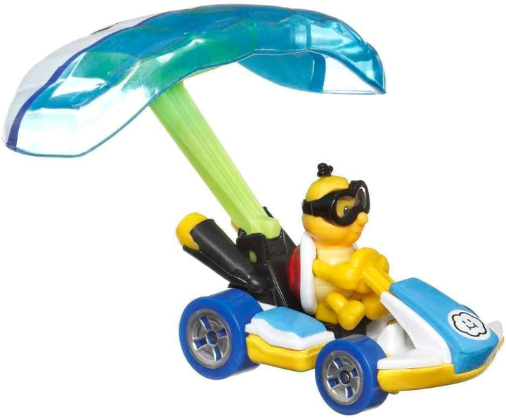 Hot Wheels Modellauto Die Cast Mario Kart GLIDER Lakitu Standard Kart Parafoil Glider Super Mario -