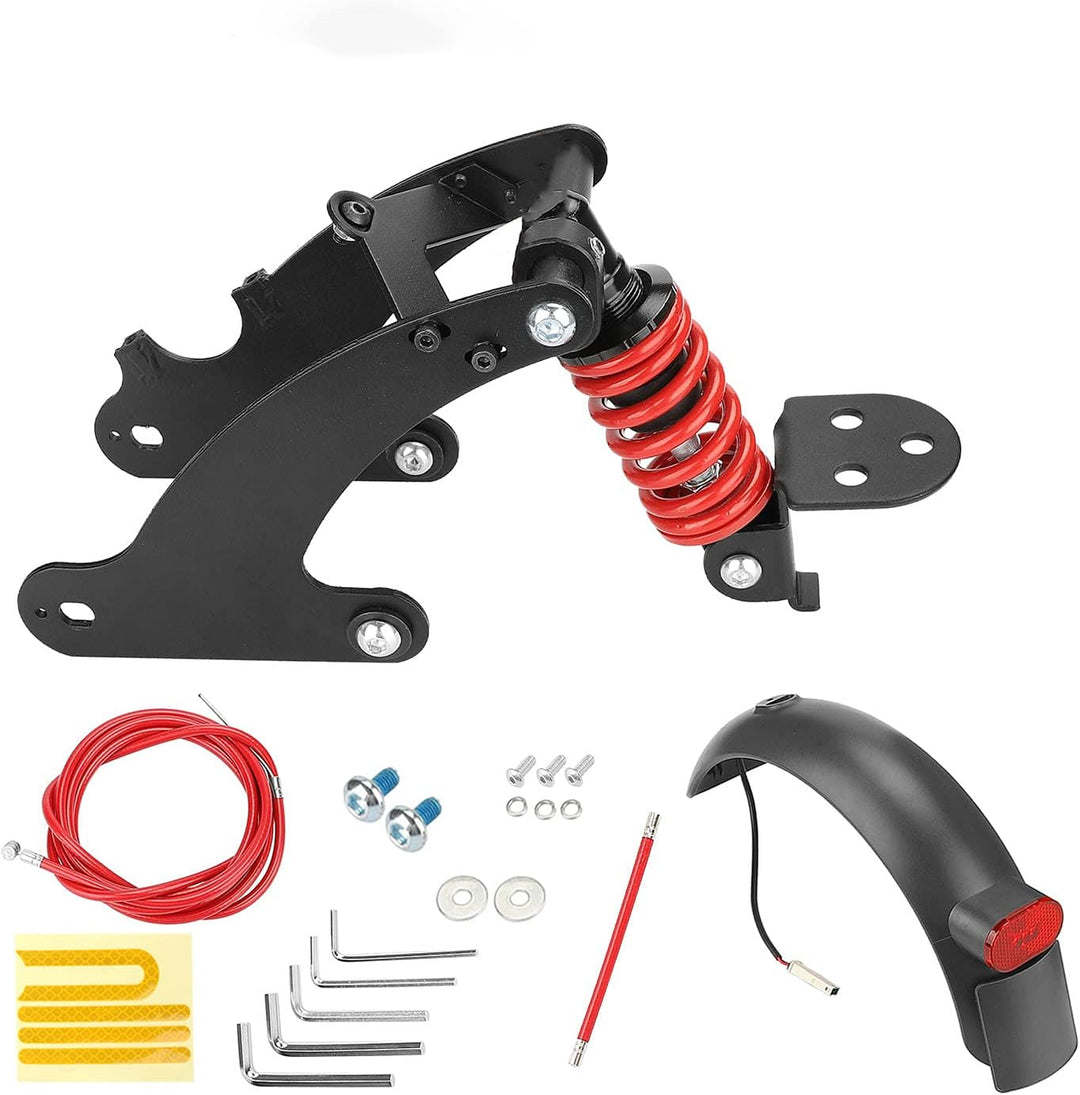 Fututech Kit Aufhängung hinten für Elektroroller für Xiaomi Pro Pro2, Stossdämpfer, Schutzblech hint