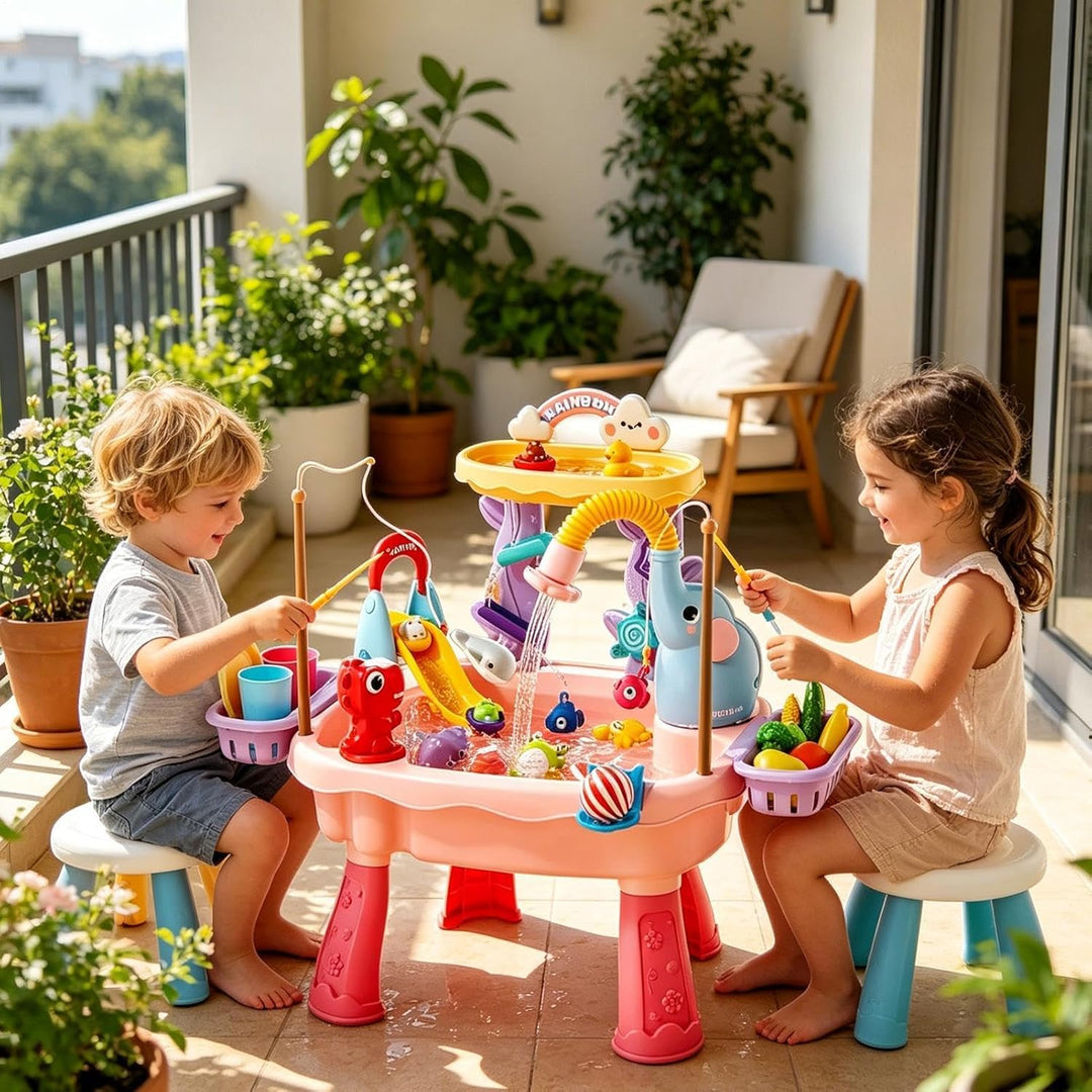 Generisch Wassertisch - Outdoor Sommerspielzeug - Spielzeug-Küchenspüle für draussen - für Mädchen G