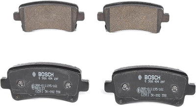 Bosch BP1233 Bremsbeläge - Hinterachse - ECE-R90 Zertifizierung - vier Bremsbeläge pro Set