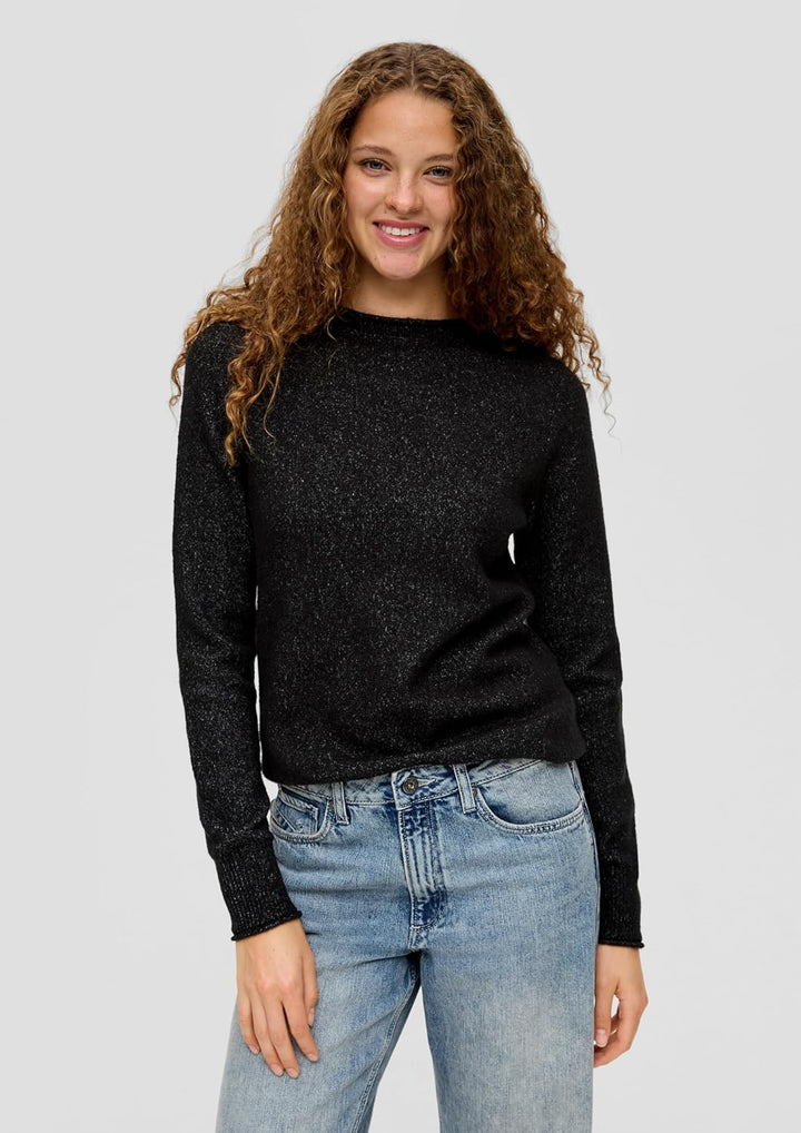 s.Oliver Damen Pullover mit Rollsaumblende L 99w0, L 99w0