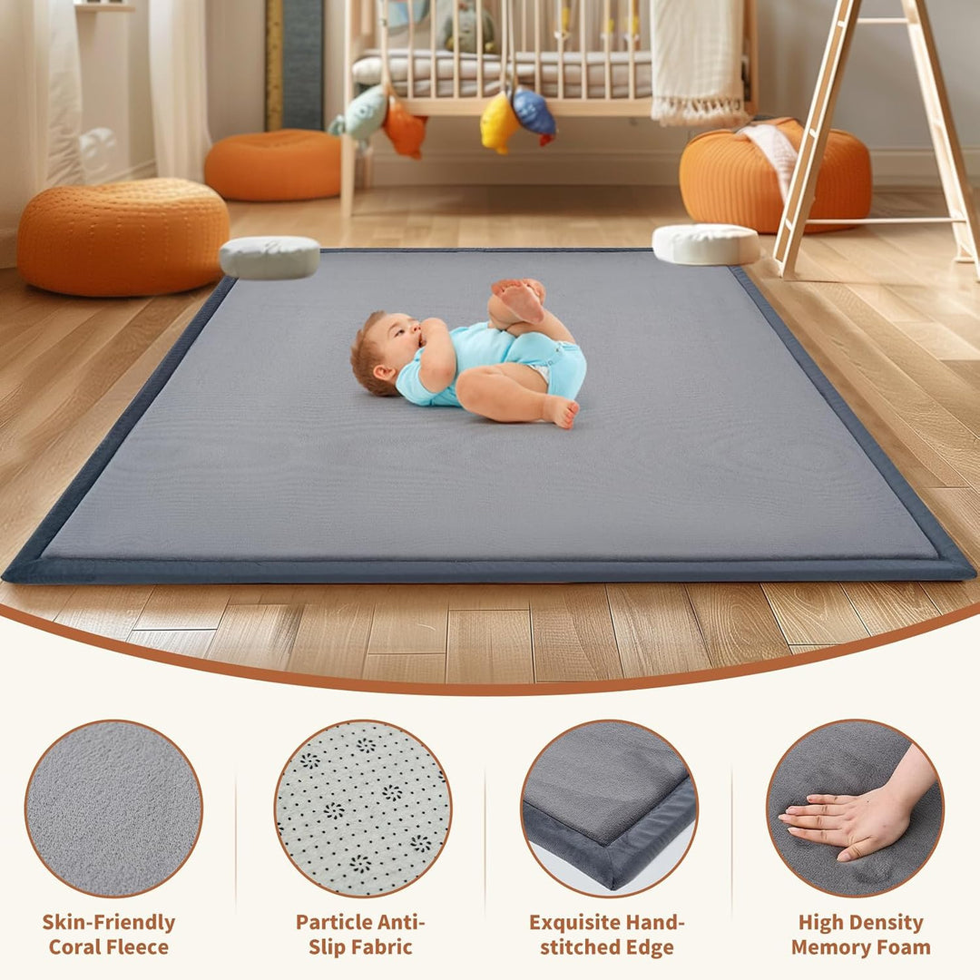 SUNYRISY Krabbelmatte Baby Spielmatte, 3.5cm Dicke Kinderzimmer Spielteppich Kinder Teppich für Mädc