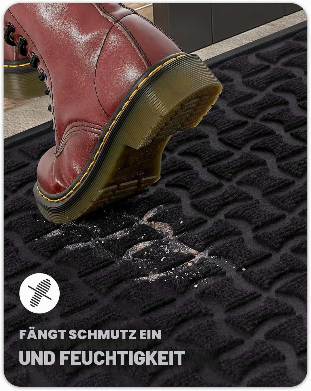 Color G rutschfest Fussmatte Aussen Wetterfest, Outdoor Schmutzfangmatte Innen &amp; Aussen Waschbar, Fu