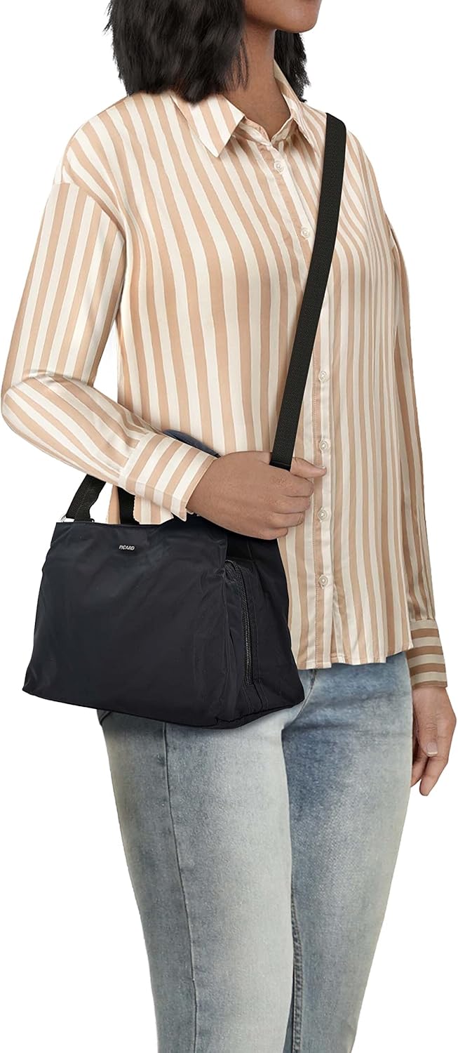Picard Damen Henkeltasche HAPPY aus Nylon Klein | mit Magnetverschluss | Henkeltasche | Alltag 28x19