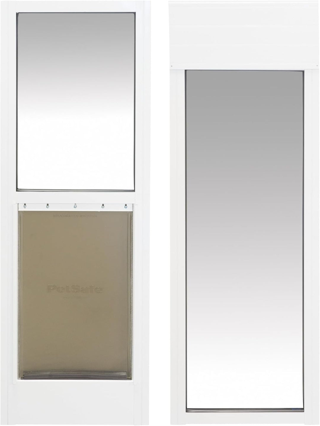 PetSafe Glas-Schiebetür für Haustiere mit Haustierklappe, Zum Einbau in Glas-Schiebetüren, Robuster