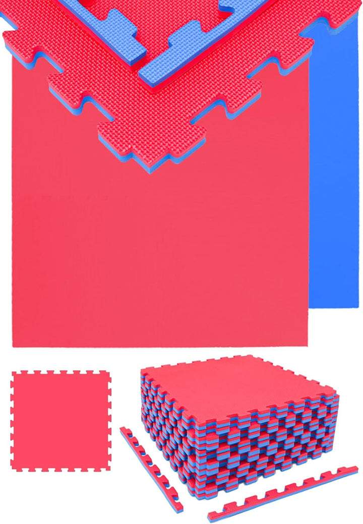 eyepower Profi Kampfsportmatte Dicke 2cm - Judo Matten für Zuhause 63x63cm - Tatami Matte Home Gym M