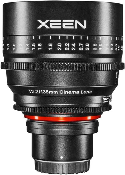 XEEN Cinema 135mm T2,2 MFT Vollformat Objektiv MF Cine Video Lens für hohe Auflösungen mit Follow Fo