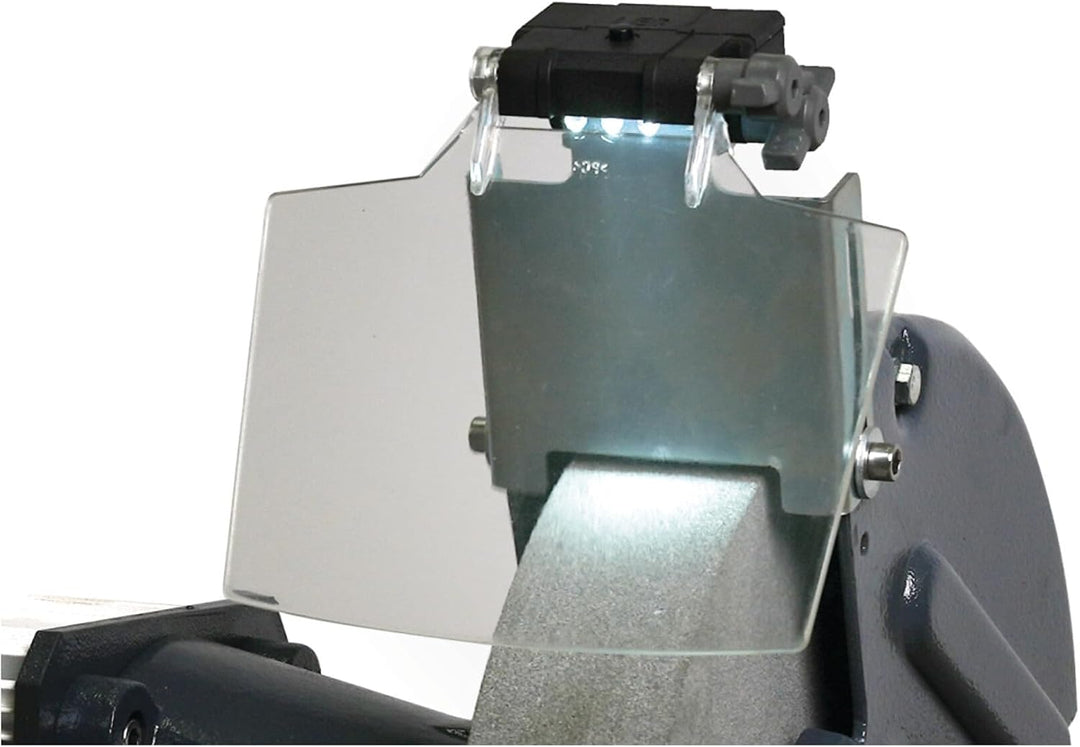 OPTIMUM Doppelschleifer OPTIgrind GU20 230 V (Funkenschutz, bruchsicherem Material) 3101515