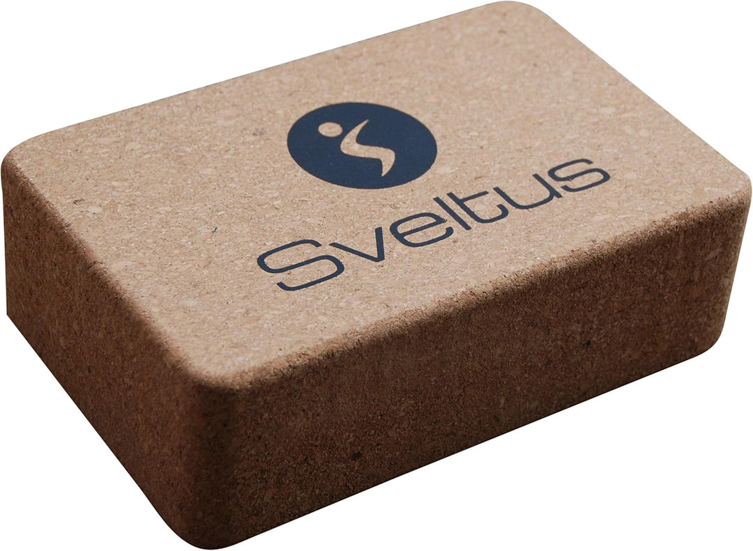 Sveltus Yoga Brick aus Kork, Unisex, für Erwachsene, korkfarben korkfarben Einheitsgrösse (Packung m