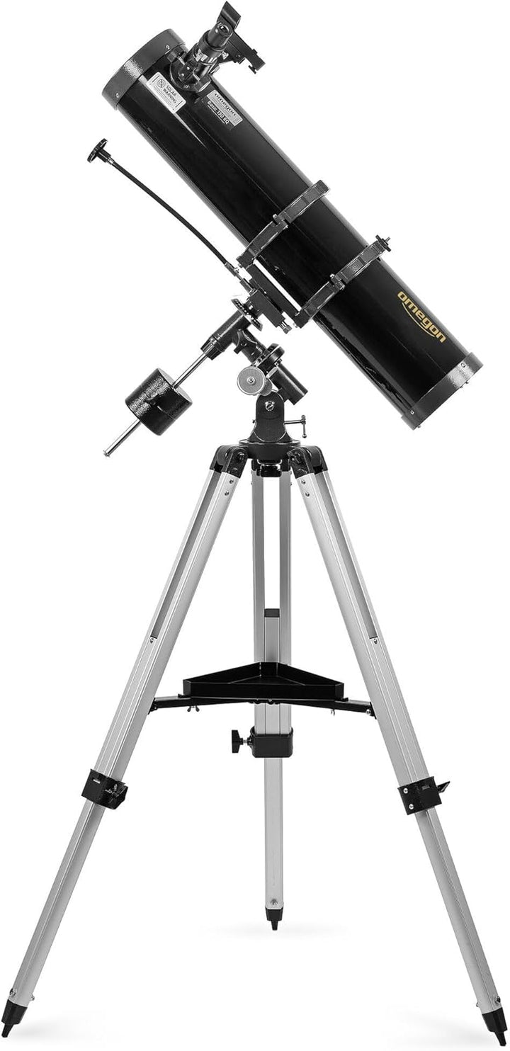 Omegon Teleskop N 130/920 EQ-2 | EQ-2 Montierung | für Einsteiger in die astronomische Beobachtung |