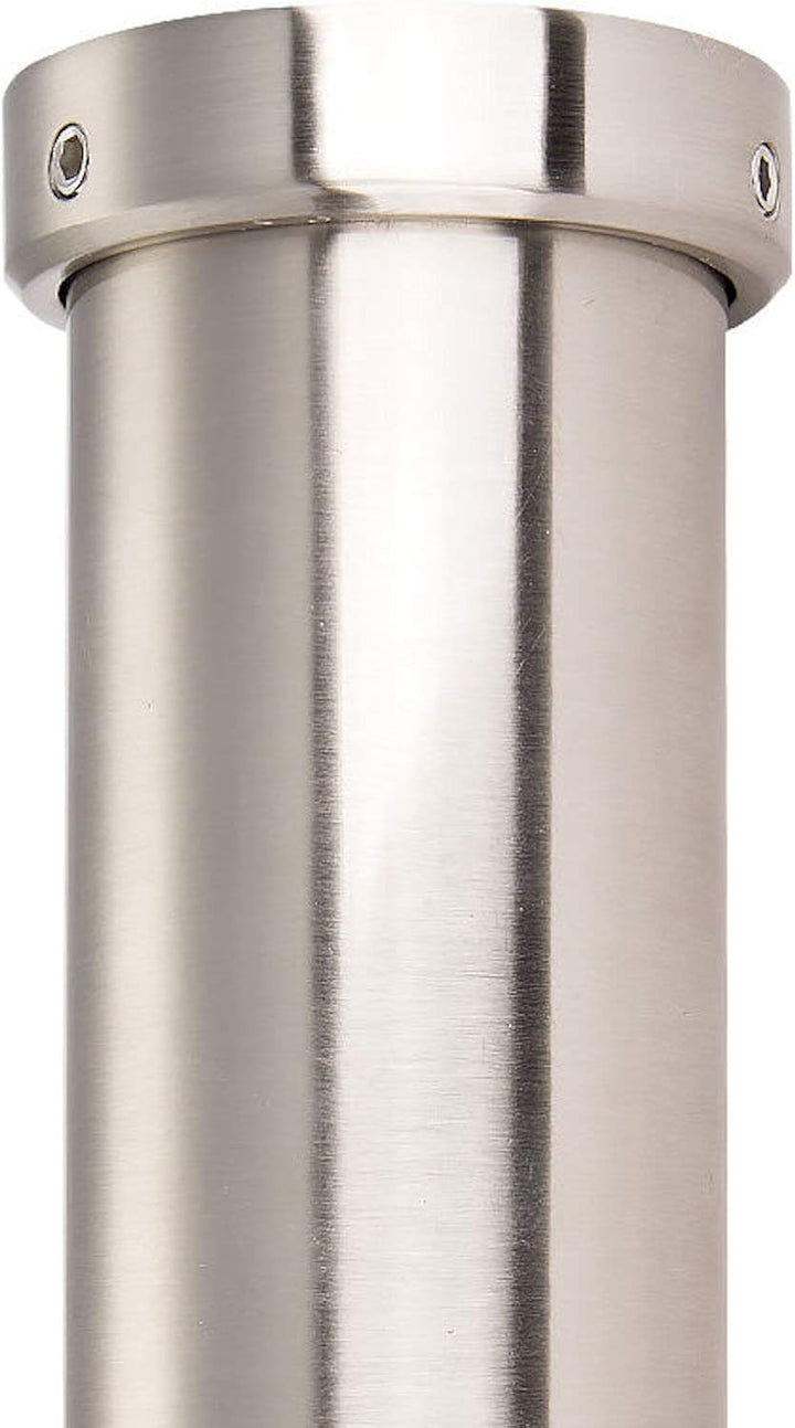 SOTECH 2 Stück Barkonsolen Florenz gerade Höhe 200 mm/Ø 50 mm Edelstahloptik Thekenfuss Bar Konsole