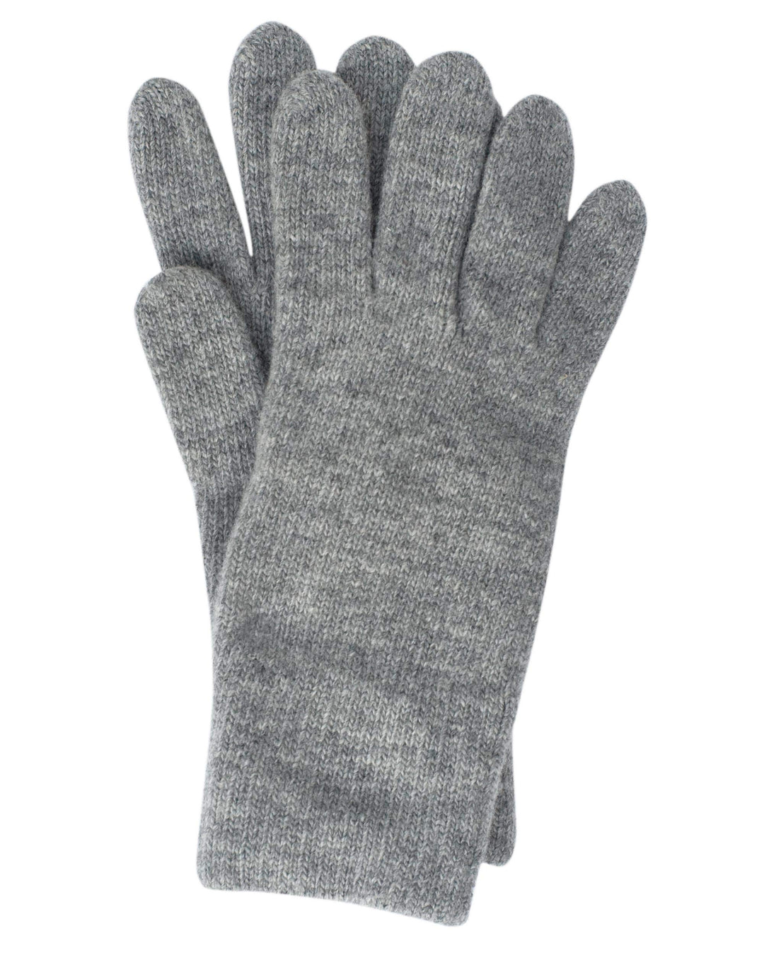 FosterNatur, Merino Damen Wollhandschuhe/Fingerhandschuhe, 100% Wolle Merino extrafein 7.5 Grau, 7.5