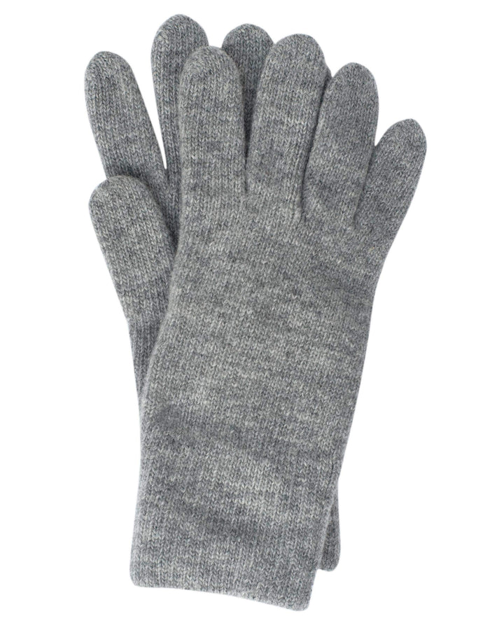 FosterNatur, Merino Damen Wollhandschuhe/Fingerhandschuhe, 100% Wolle Merino extrafein 7.5 Grau, 7.5