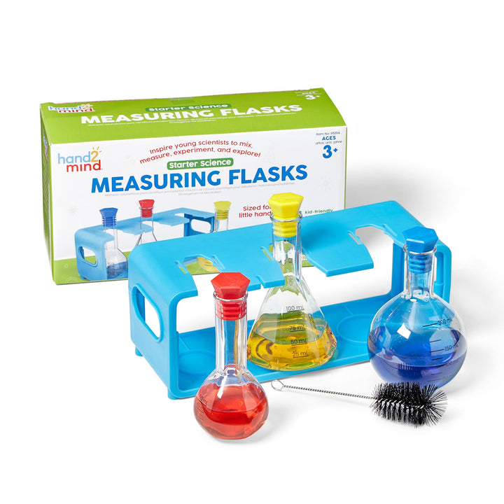 Learning Resources Naturwissenschaftliches Einsteigerset mit Messkolben, Kunststoff-Messbecher für K