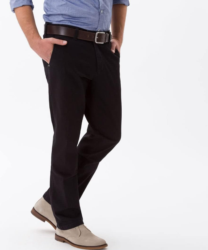 EUREX by Brax Herren Jeans Hose Jim 316 Stretchdenim Darkblue 32 Schwarz, 32 Schwarz