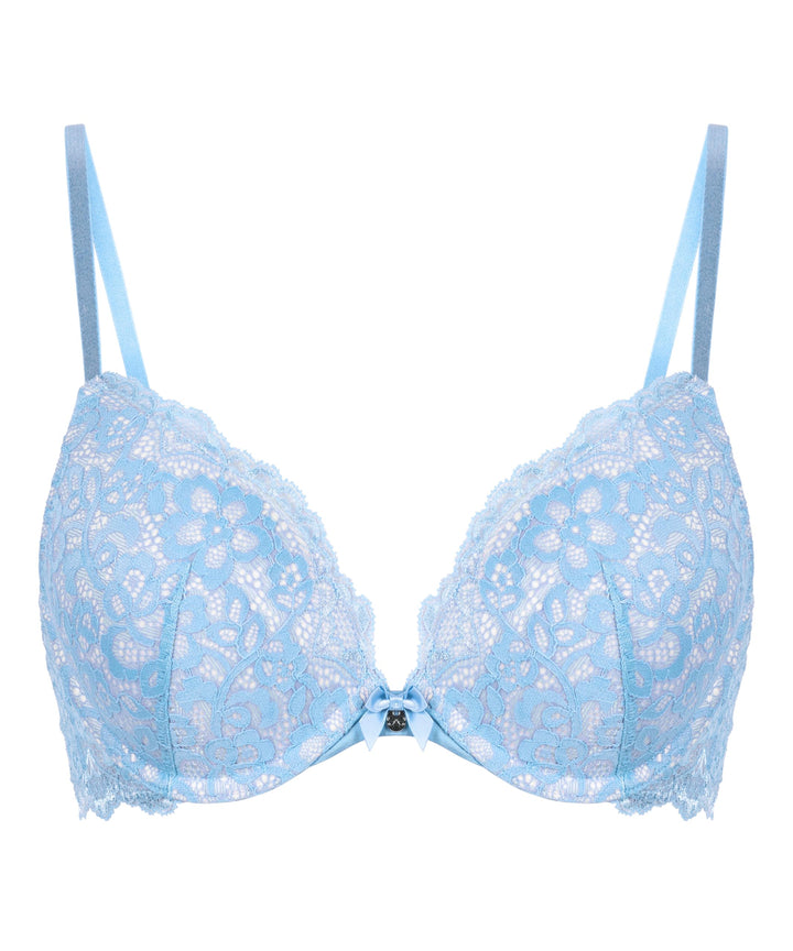 Hunkemöller Vorgeformter Push-up-Bügel-BH Marine, Bel Air Blue