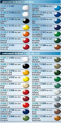 Revell Aqua Color Farben - 10 Töpfchen a 18ml - Farbauswahl per Mail