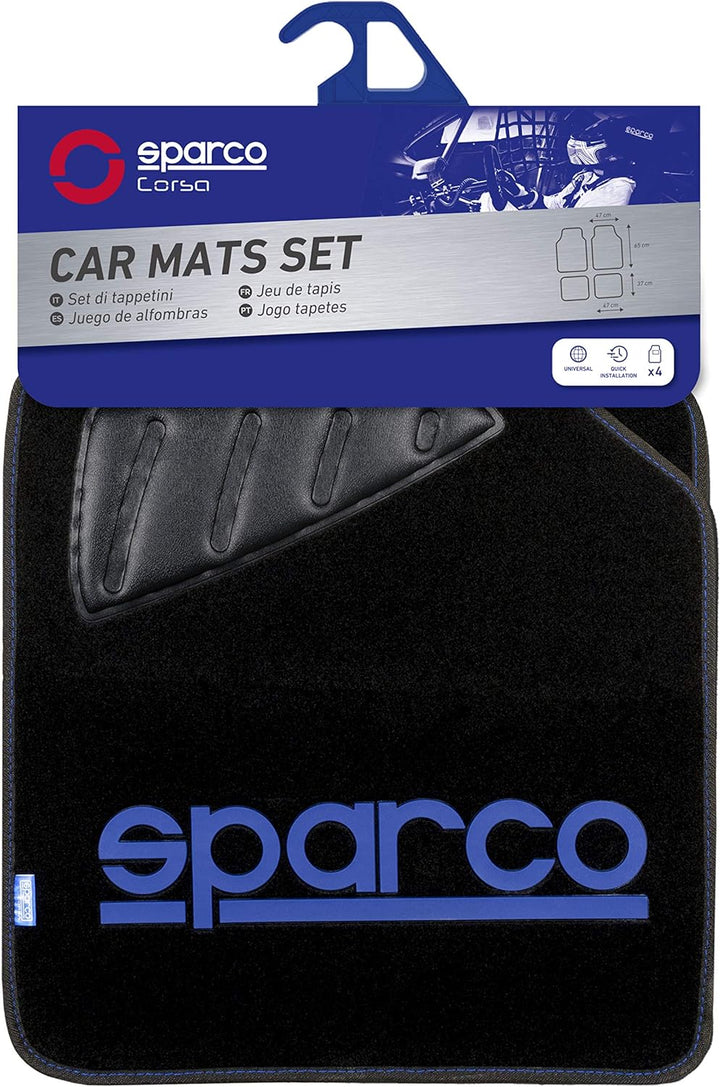 Sparco Walser 16991 Sparco SPC Autoteppich, Automatten, schwarz blau TEPPICH SPC TEPPICH BLAU, TEPPI