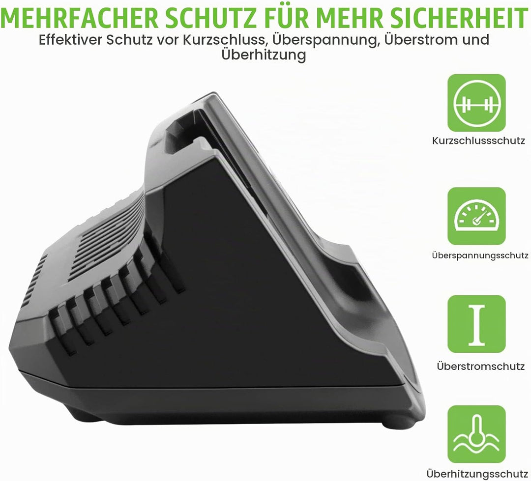 ADVTRONICS LCS36 / LCS40 Ladegerät BDC2A36 LCS36 LCS40 für 36V Akku BL2536 BL20362 LBX2040 LBX36 LBX