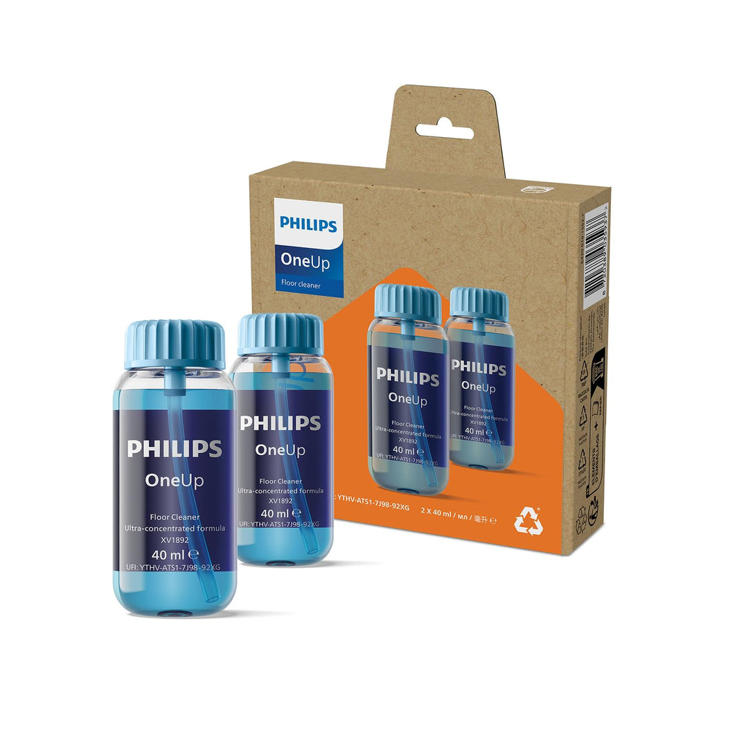 Philips OneUp Bodenreiniger Doppelpack – Optimiert elektrischen Wischmopp, präzise Dosierung, hochko