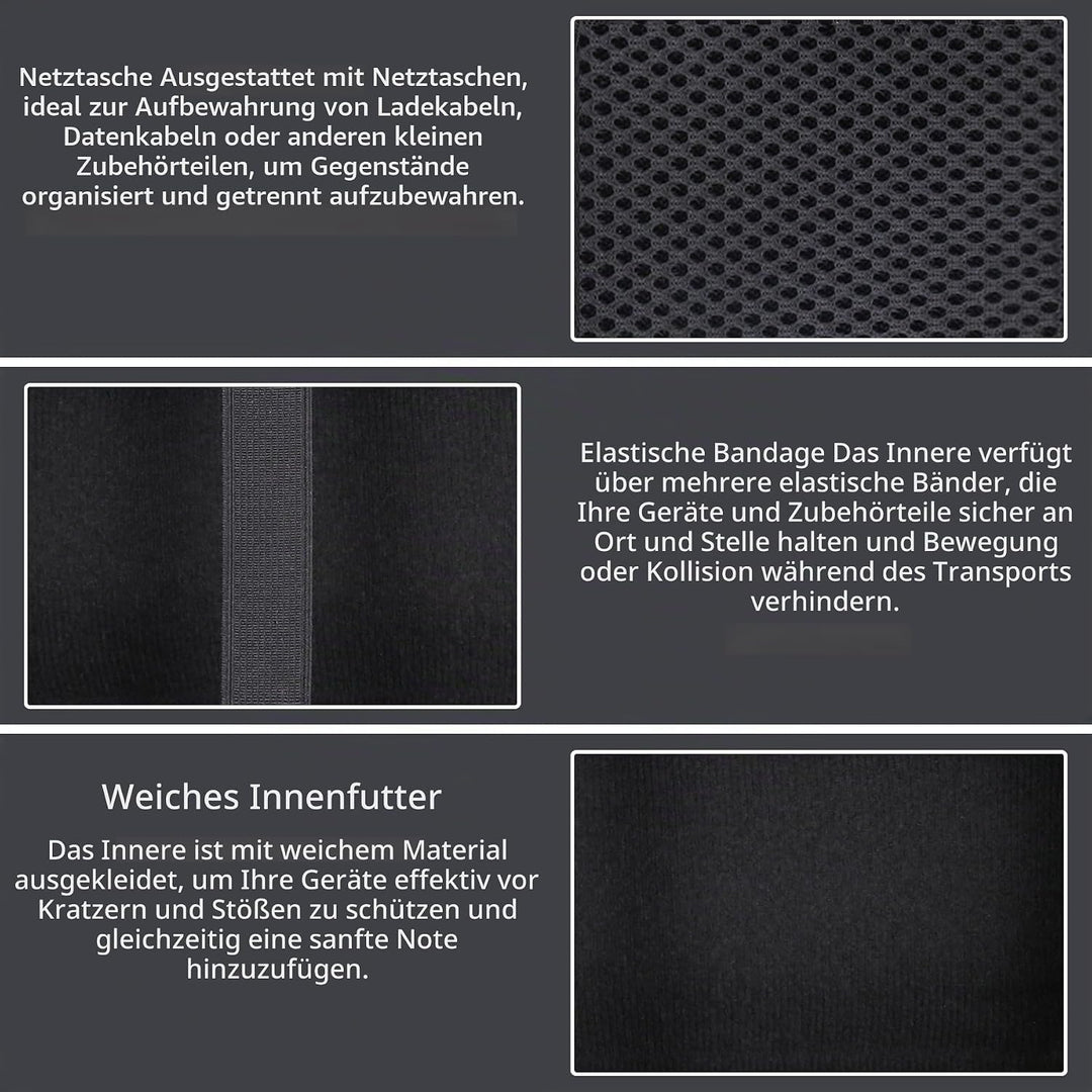 co2CREA Hart Reise Schutz Hülle Etui Tasche für Zoom H6studio /H5studio /H6essential 6-Spur 32-Bit F