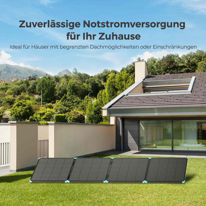Renogy Light Suitcase 400W Solarpanel, Kompakt und Leicht 400W solarmodul für RV Marine Rooftop Farm