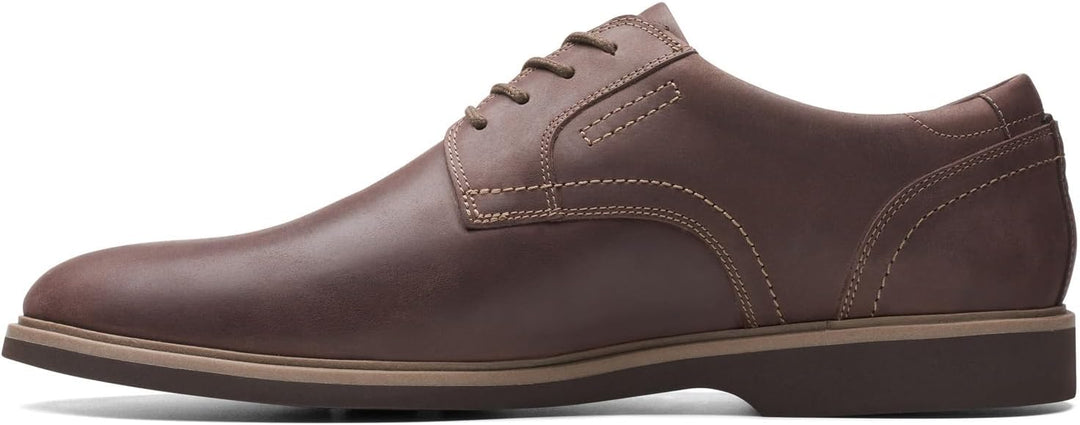 Clarks Damen Malwood-spitzeOxford 41.5 EU Dunkelbraunes Leder, 41.5 EU Dunkelbraunes Leder