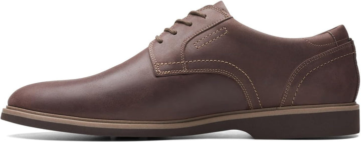 Clarks Damen Malwood-spitzeOxford 41.5 EU Dunkelbraunes Leder, 41.5 EU Dunkelbraunes Leder
