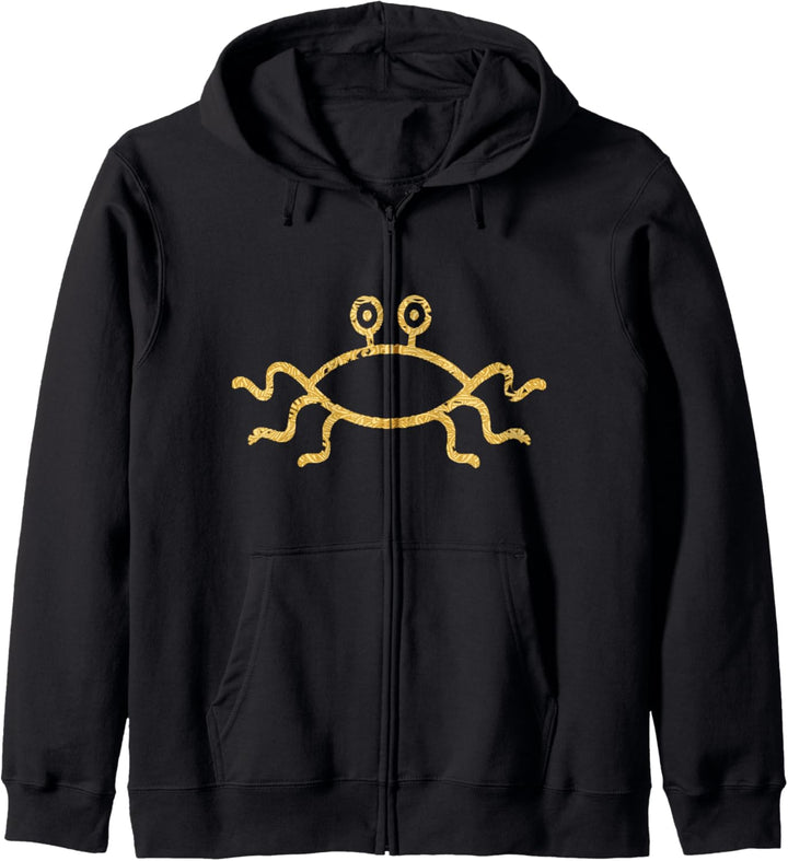 FSM Fliegendes Spaghetti Monster Pastafari Nudeln Religion Kapuzenjacke