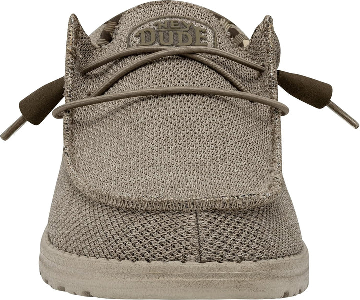 Hey Dude Herren Wally Sox Moc Toe Shoes 37 EU Beige, 37 EU Beige