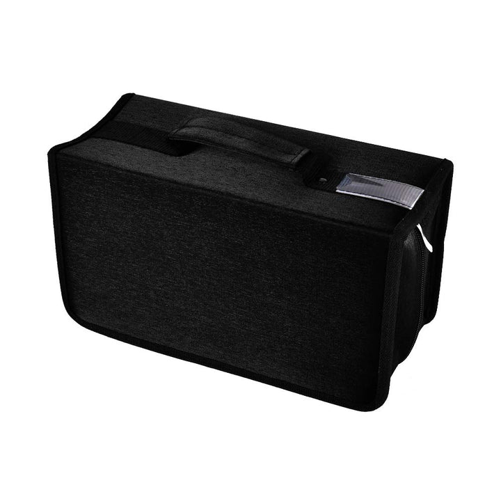 alavisxf xx CD Tasche, 160 CD/DVD Tasche Nylon CD Taschen Aufbewahrung Schutzhülle DVD Lagerung CD T