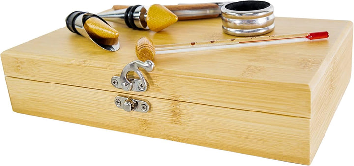 Pradel Excellence RT802H Korkenzieher in Sommelier-Box aus Bambus für 1 Flasche mit 4 Accessoires