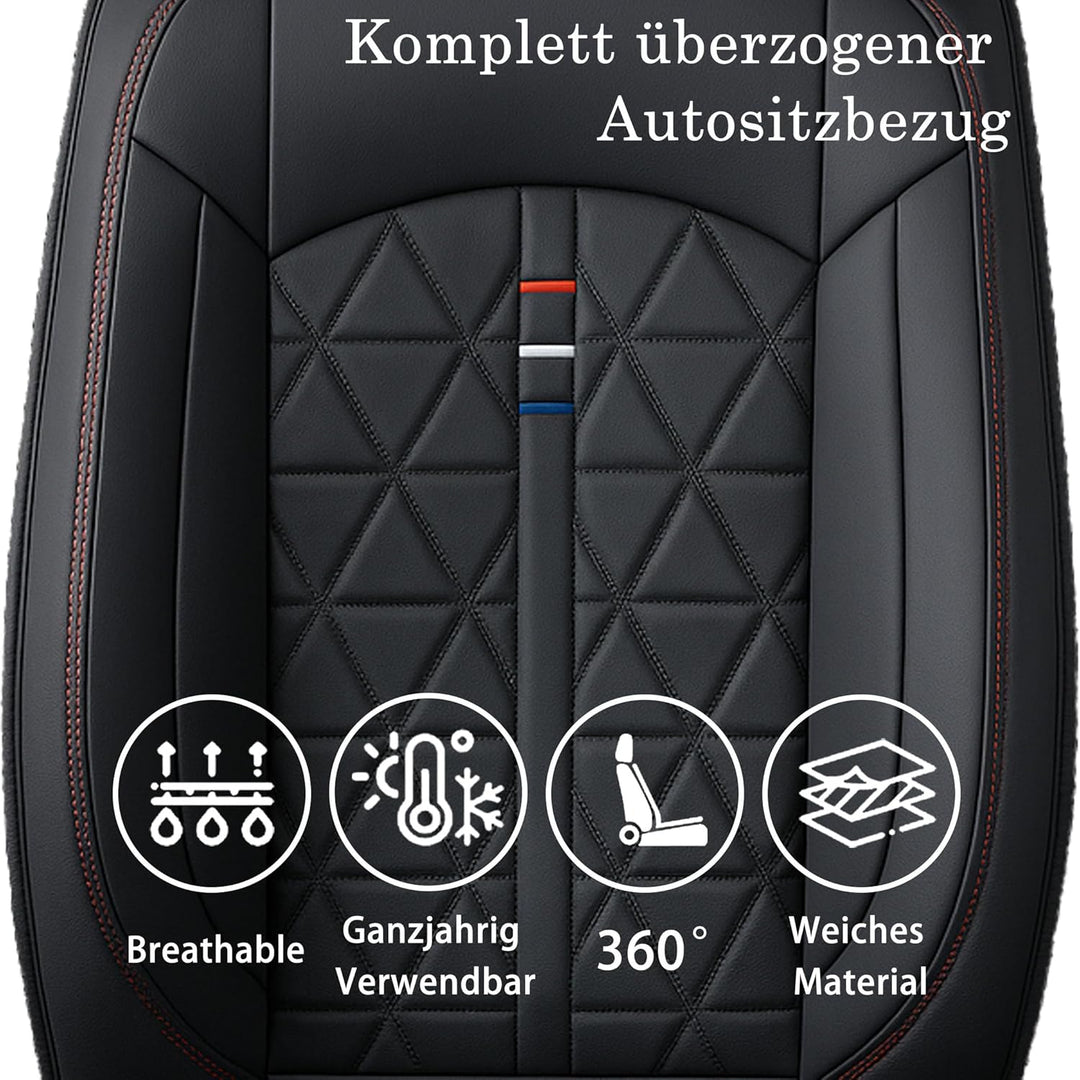 Universelle Komplett-Set Autositzbezüge, Für Mercedes-Benz B-KLASSE, C-KLASSE, E-KLASSE, GLB, GLK, G