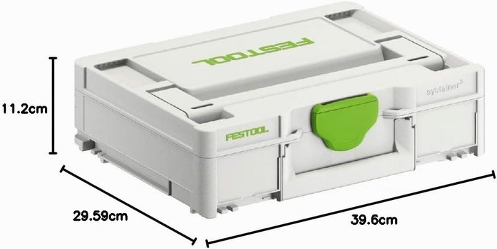 Festool Systainer³ SYS3 M 112 (mit Abdeckung für Beschriftungsfeld) 396mm x 296mm x 112mm, 396mm x 2