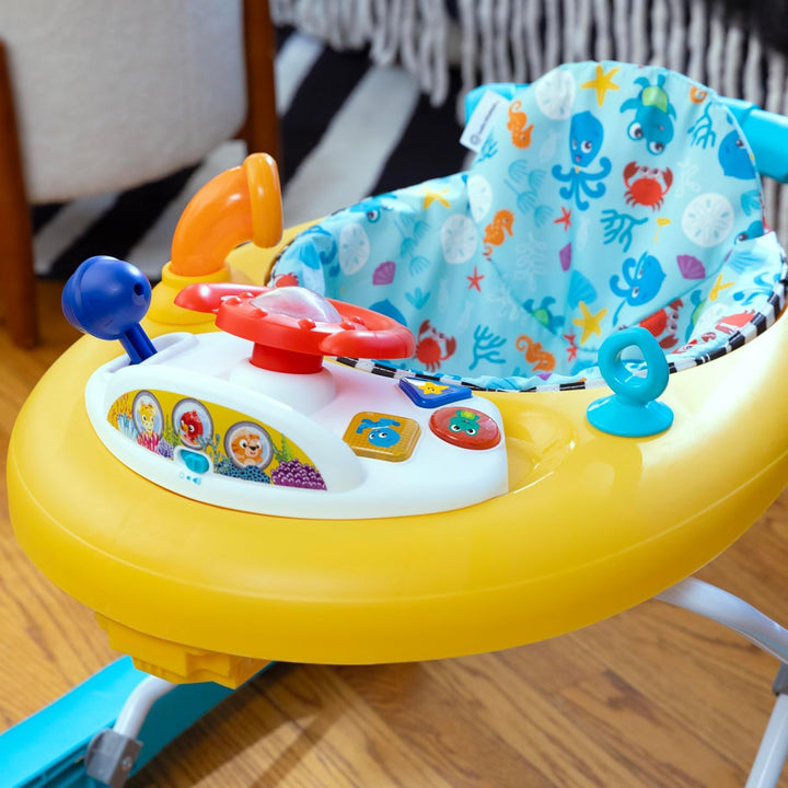 Baby Einstein, Ocean Explorers Dive & Discover 3-in-1 U-Boot-Lauflernhilfe, mit abnehmbarem Bodenspi