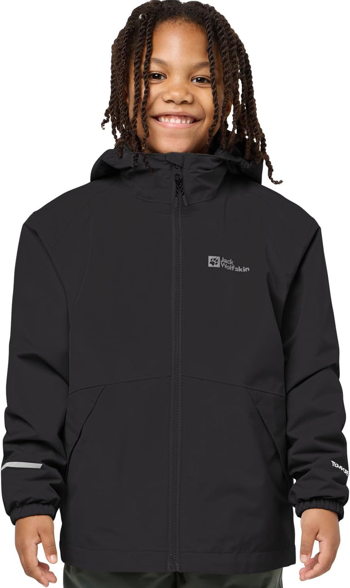 Jack Wolfskin Jungen Jacket 92 Schwarz, 92 Schwarz