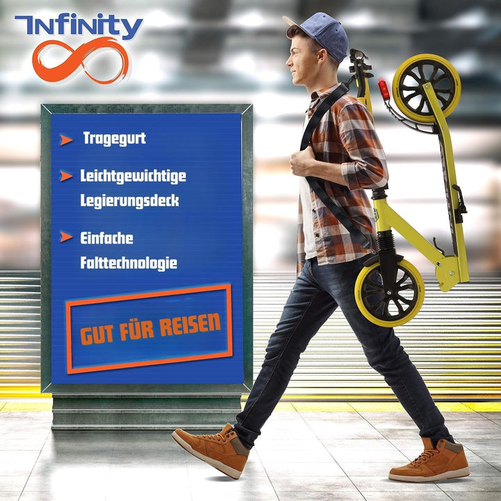 SereneLife Roller für Kinder & Erwachsene, Unisex-Tretroller, Cityroller, klappbar & höhenverstellba