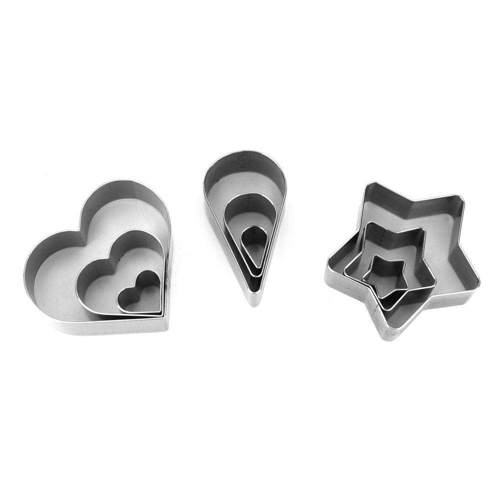 9 Stück Leder Stanzen Leder Locher Cutter Punch Platten stanzwerkzeuge für Kunsthandwerk Lederhandwe