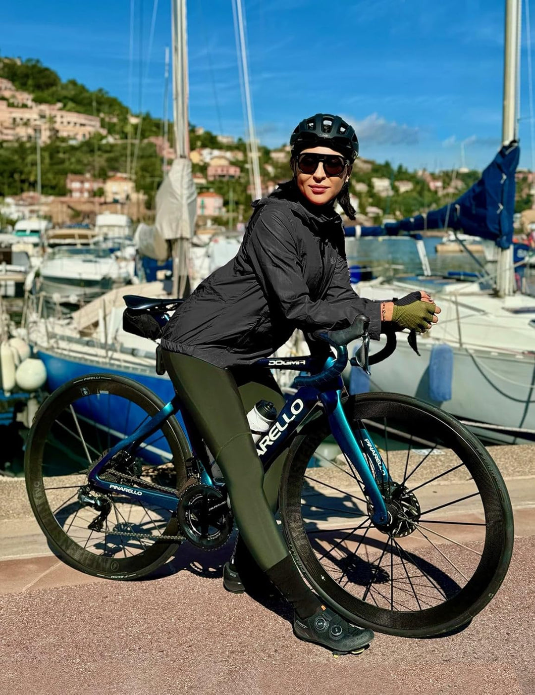 FitsT4 Damen Fahrradjacke Radfahren Laufen Jacken Leichtgewicht Wasserdicht Windbreaker Wanderjacke