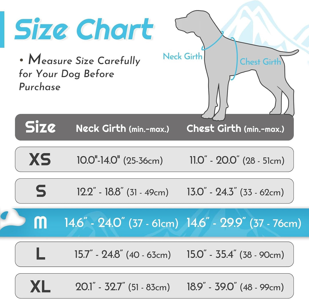 Eagloo Hundegeschirr mittelgrosse Hunde, Anti Zug Hundegeschirr mit Reflexstreifen und Kontrolle, Ve