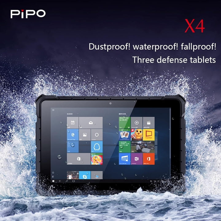 PIPO X10s - Windows 10 Tablet-PC, 10.1 Zoll Full HD, N100, 12 GB DDR4 RAM, 256 GB SSD, Dualband AC W