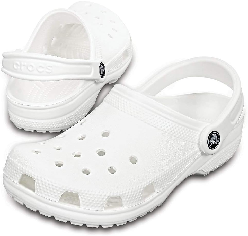 Crocs Unisex Classic Clogs 38/39 EU Weiss, 38/39 EU Weiss