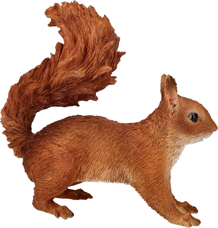 Figuren Shop GmbH Gartenfigur Eichhörnchen – Lebensechte HotAnt Figur, 22 cm, wetterfest &amp; handbemal