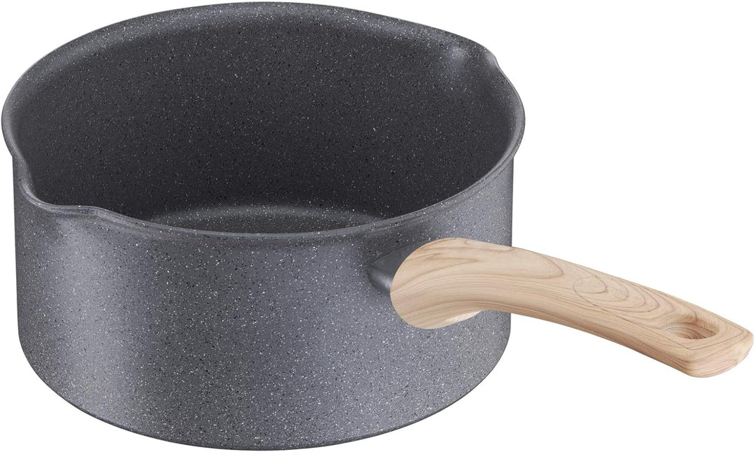 Tefal Natural Force Stielkasserolle, 20 cm, 3 l, Grau 20 cm Kochtopf, 20 cm Kochtopf
