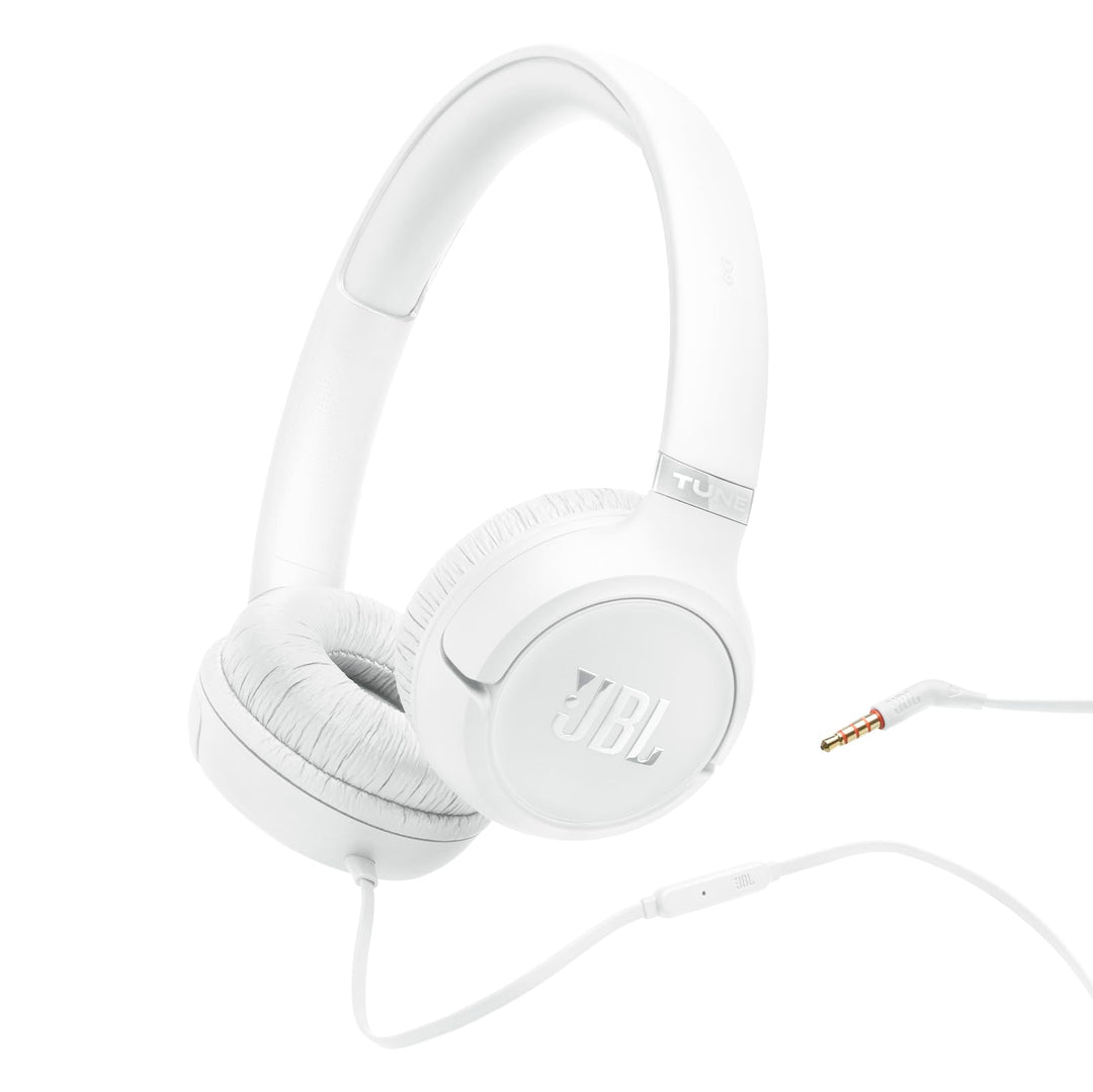 JBL Tune 530 Comfort-Fit Wired On Ear Kopfhörer mit Mikrofon, JBL Reiner Bass-Sound, EQ-Voreinstellu