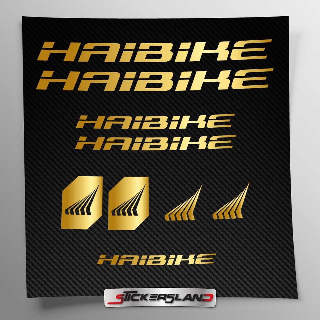 Aufkleber-Set kompatibel mit Rahmen MTB Mountainbike und Helm | Decals Aufkleber für Fahrrad Schrift